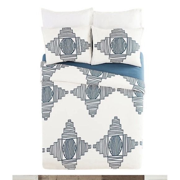 Justina Blakeney Other - Jungalow Justina Blakeney All Dance 3pc KingReversible Duvet Cover Set Blue -New